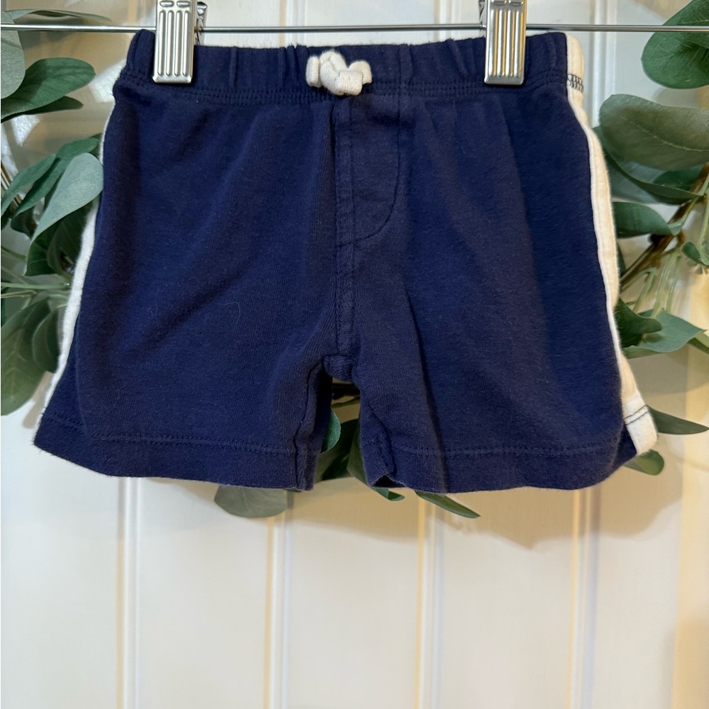 🔹 10/$25- Carters‎ Navy Cotton Elastic Waist Shorts